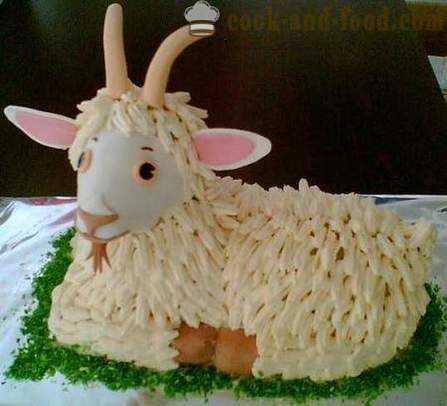 Symbool van 2015 - voor schapen en geiten. Hoe maak je het personage te maken in 2015 met zijn eigen handen.