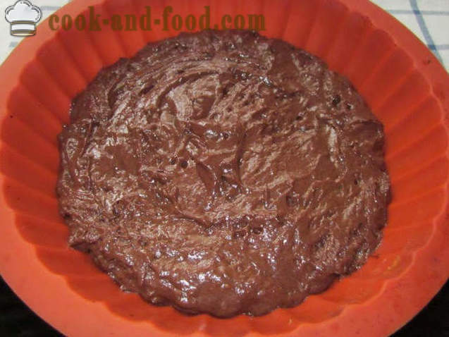 Chocolade biscuit met kefir, een eenvoudig recept - hoe je een taart te maken met kefir zonder eieren (recept foto's)