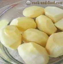 Hoe de aardappelen bakken in een pan: lekker, met een korst, knapperige, net als patat recept met video's en foto's