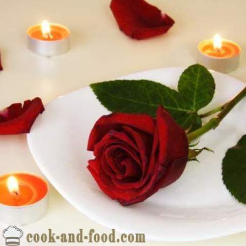 Een romantisch diner of menu voor twee - video recepten thuis