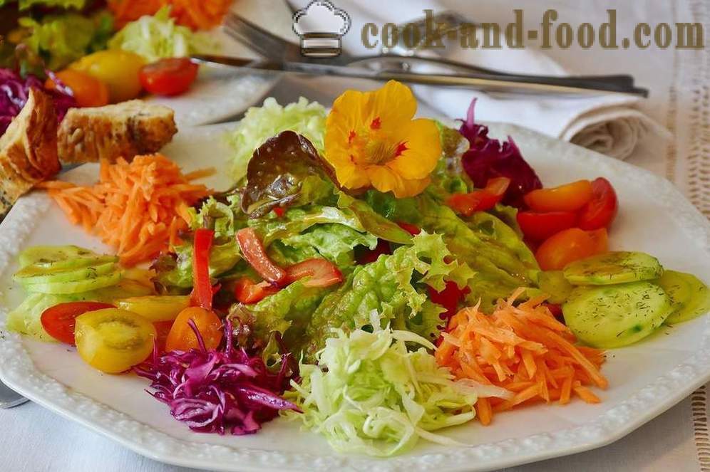 Recepten caloriearme groente salade
