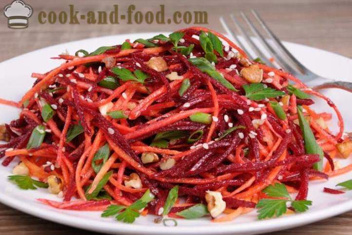 Vitaminerijke maaltijden: 5 salade recepten uit bieten en wortelen - video recepten thuis