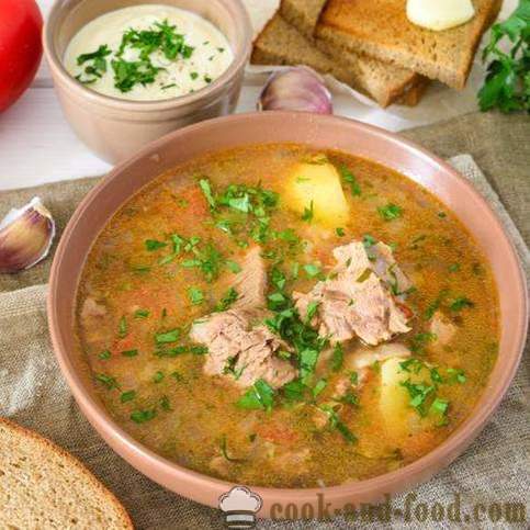Recept voor soep Kharcho thuis