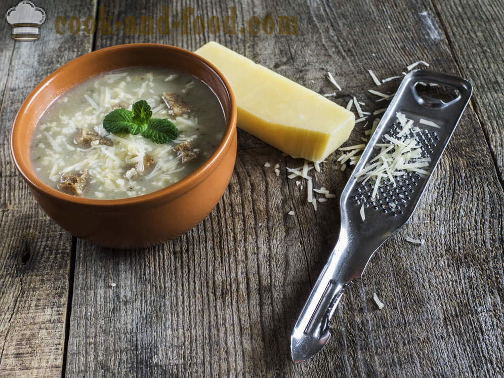 Drie recept koken soep met kaas - video recepten thuis