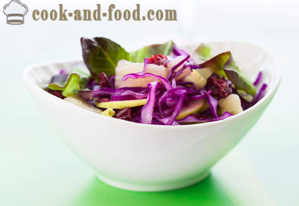 Rode kool: drie gezonde salade recept