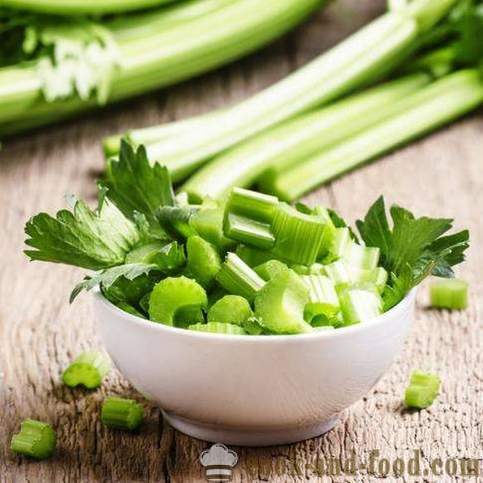 Koken vitamine salade van selderij - video recepten thuis