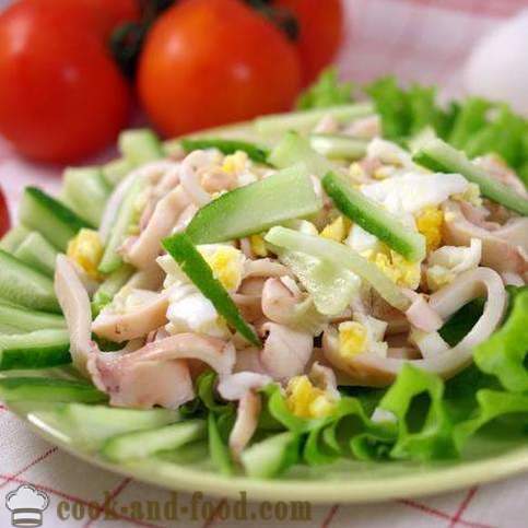 3 recepten heerlijke salade van inktvis en komkommer - video recepten thuis