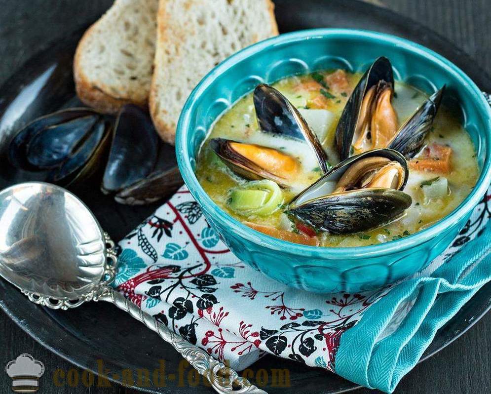 Drie heerlijke soep recept zeevruchten