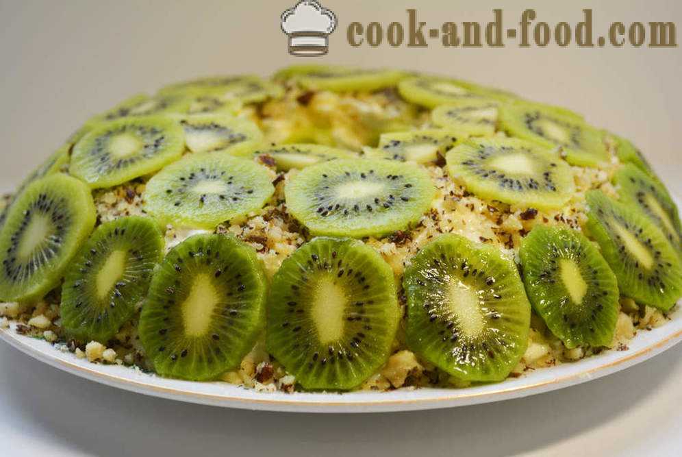 Voor de liefhebbers van ongewone sensaties: kiwi salade en kip - video recepten thuis