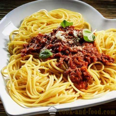 Drie saus recept voor spaghetti