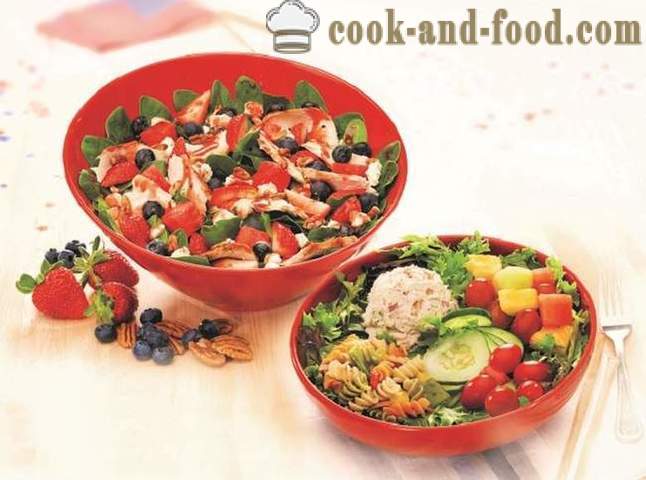 Zomerse salade van verse groenten: 4 recept