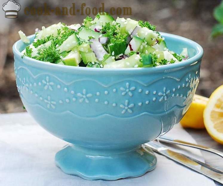 Gezonde salades komkommer