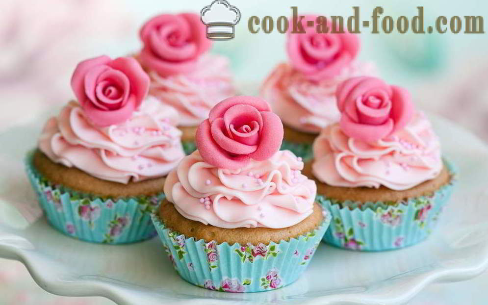 - video recepten thuis cupcakes met kersen cream: 