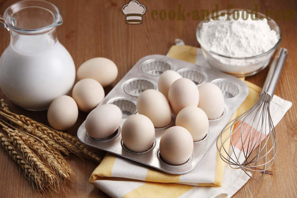 Gejaagd eieren in plaats van eieren. Recepten - Recepten thuis