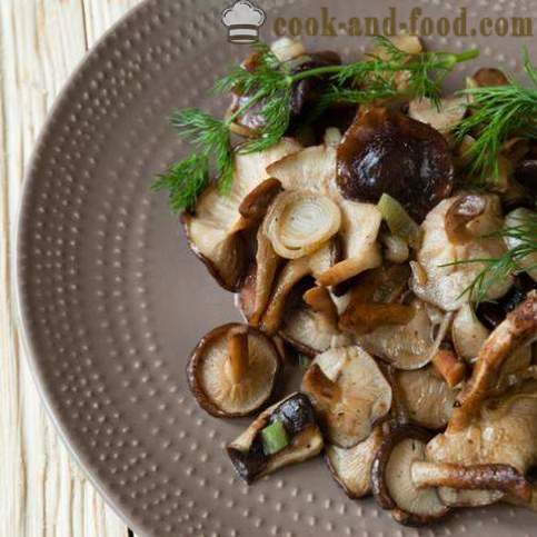 Hoe om te bakken in een pan heerlijke champignons - video recepten thuis